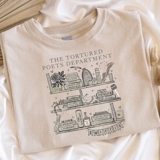 Tortured Poets Department Shelf T-shirt